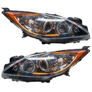 Mazda 3 Headlight Assemblies - ORACLE Lighting - SMD Halogen - White - `10-`13
